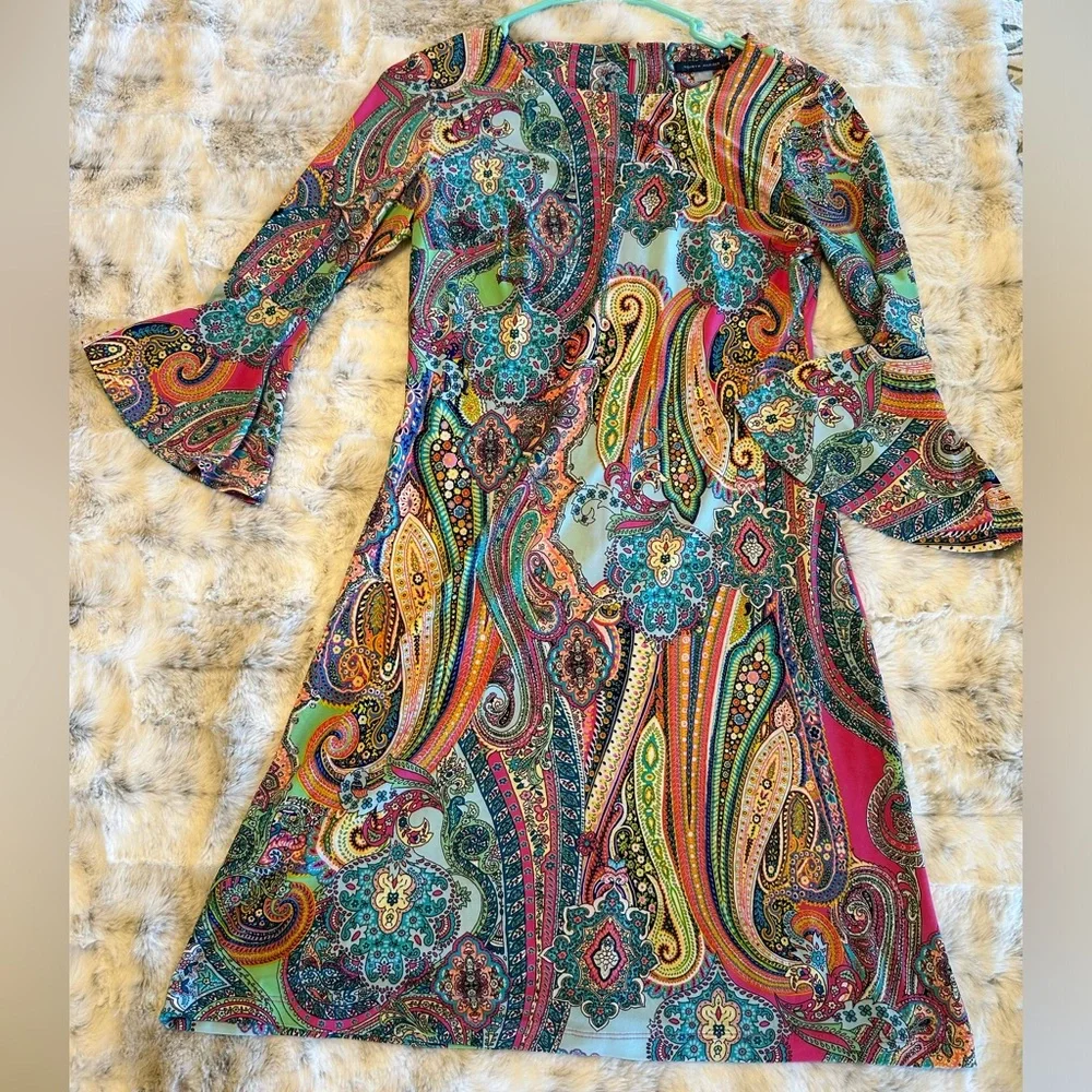 Tommy Hilfiger Paisley Mini Dress - Picture 4 of 5